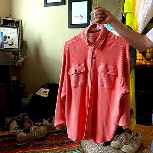 Has not been worn. Extra small but fits like a medium (oversized)